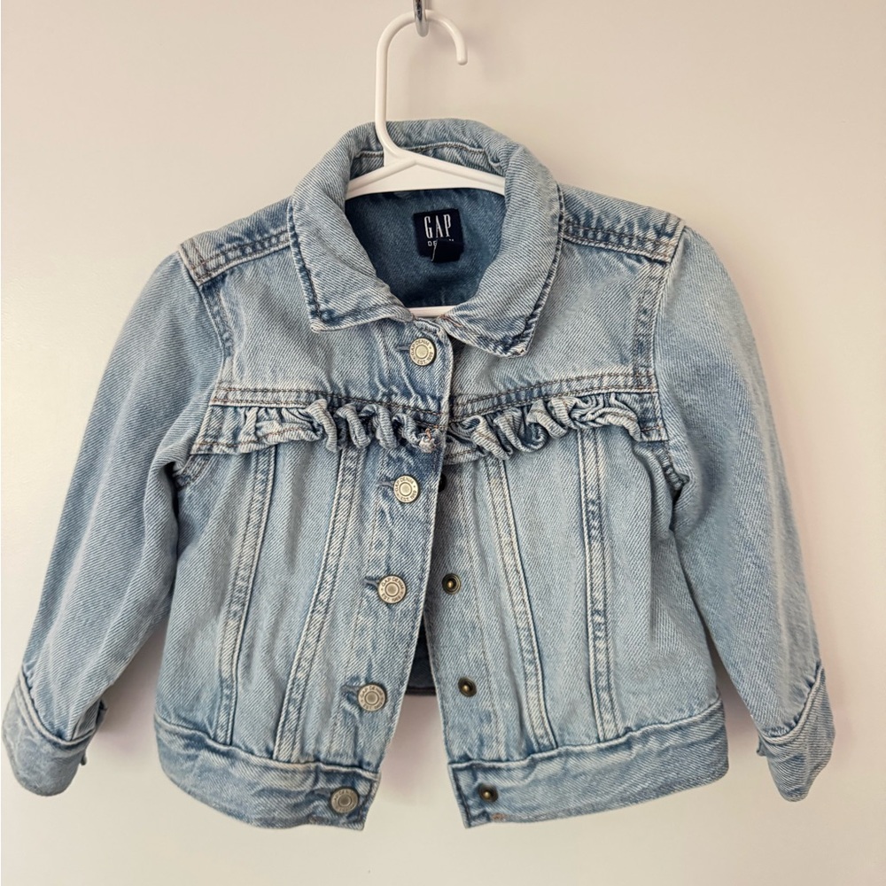 GAP 2T Blue Jean Jacket Classic Denim Style